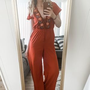 Nasty Gal I’ve Got The Flower Embroidered …